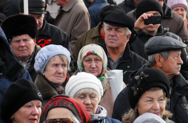 Шествие и митинг коммунистов 7 ноября 2015 года.