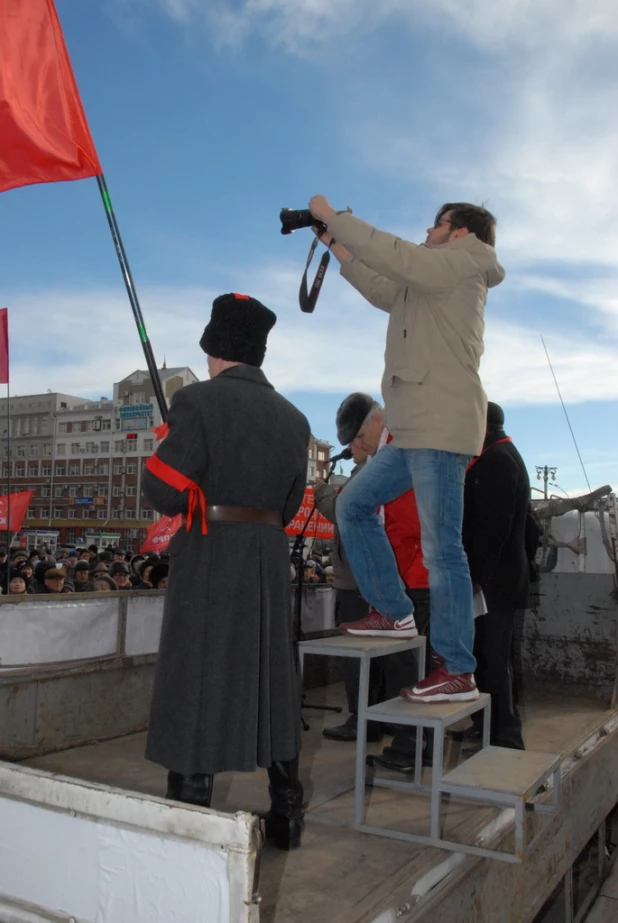 Шествие и митинг коммунистов 7 ноября 2015 года.