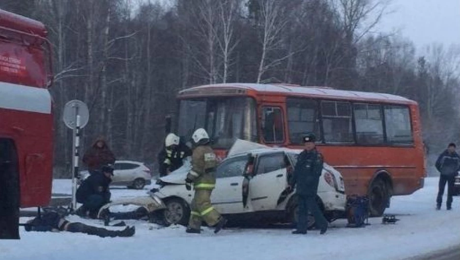 Авария в Тальменском районе.