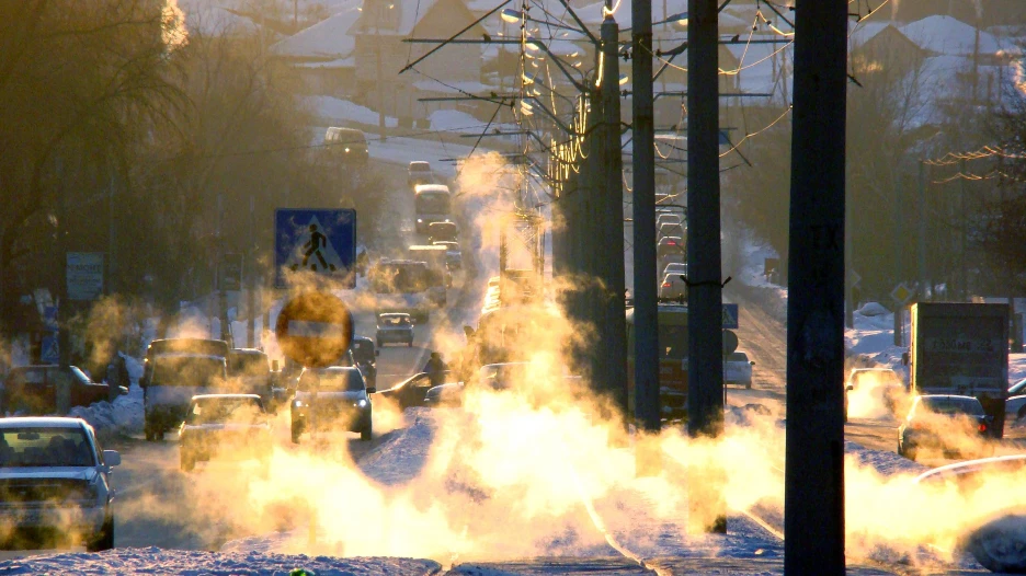 Зима. Морозы.