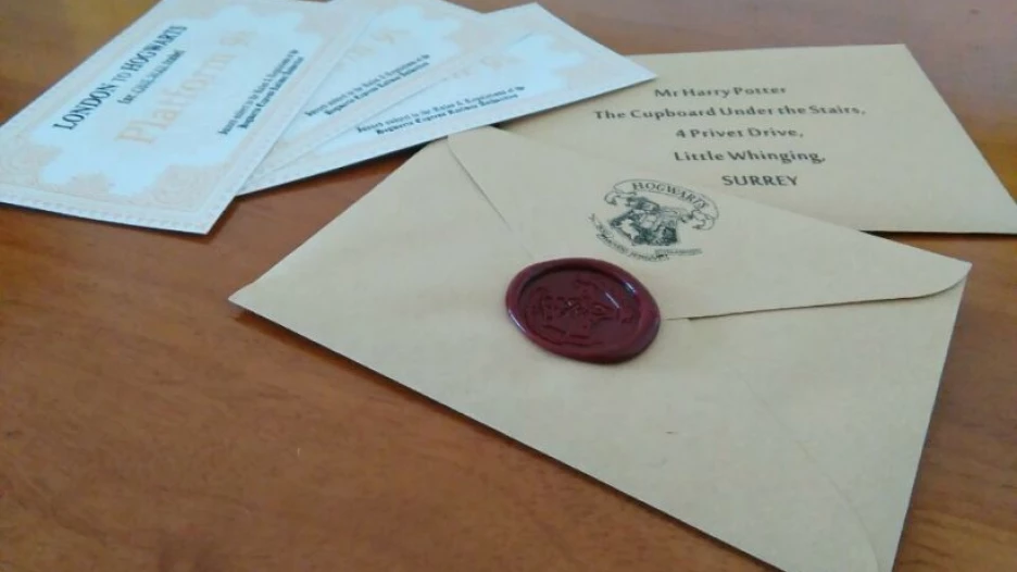 Письмо из Хогвартса.