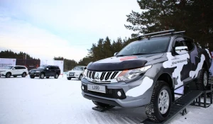 Автоцентр АНТ и Mitsubishi дали бой алтайской зиме
