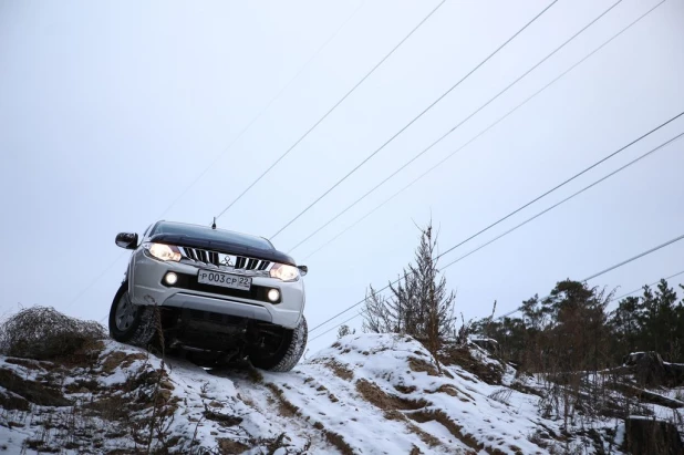 Автоцентр АНТ и Mitsubishi дали бой алтайской зиме