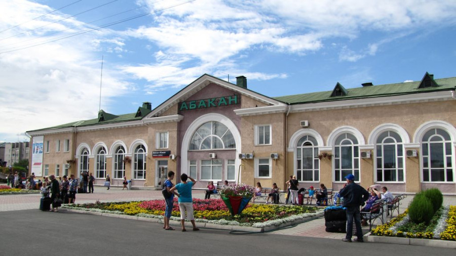Вокзал в Абакане.