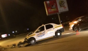 Авария на пересечении улиц Строителей и Челюскинцев.