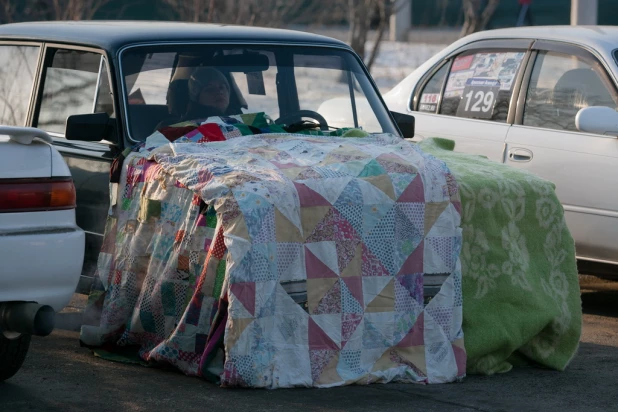 Автогонки на Речном вокзале.