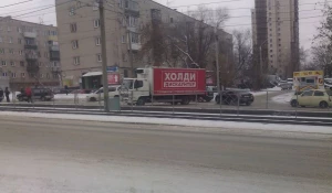 ДТП с участием грузовика.