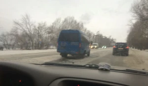 ДТП в Барнауле с участием катафалка.