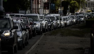 Автомобили. Пробка.