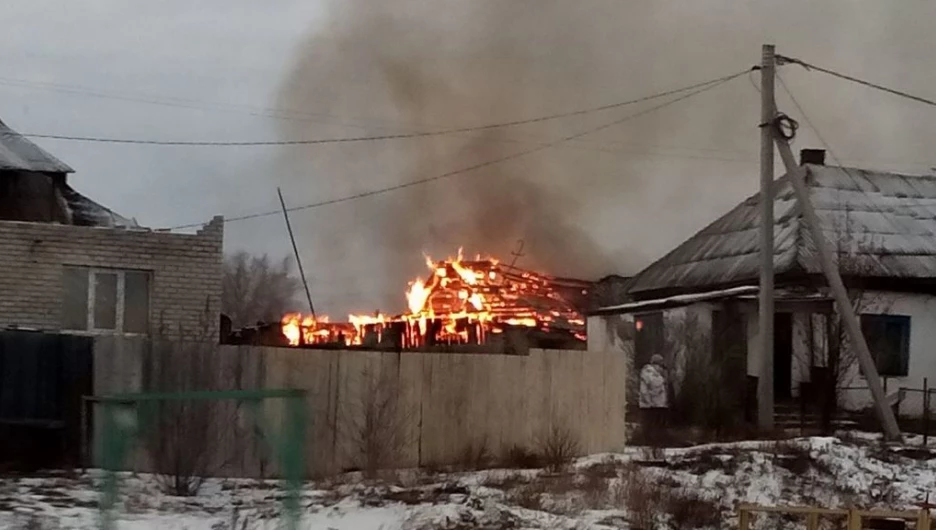 Пожар во Власихе.