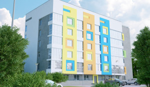 Новая шестиэтажка в центре Барнаула получила название "Акварель".