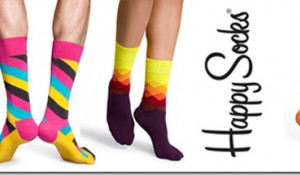 Носочки Happy Socks -  креативный подарок, поднимающий настроение.