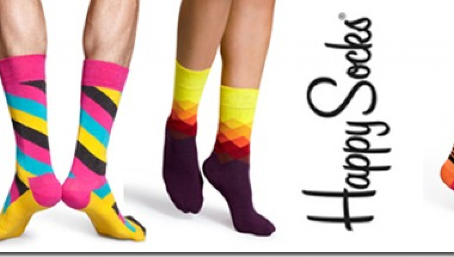 Носочки Happy Socks -  креативный подарок, поднимающий настроение.