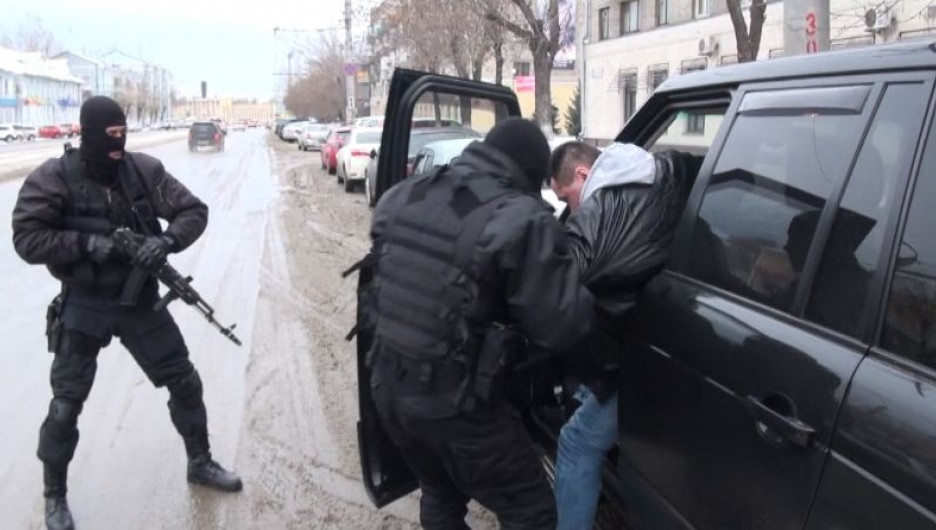 Задержание бандита в Барнауле.