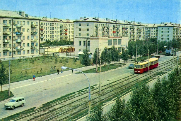 Улица Северо-Западная. Открытка изд. "Планета". 1971 год.