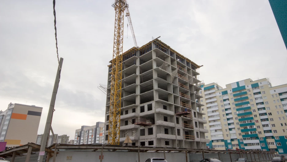 Строительство дома на Взлетной,38 в ноябре 2015 года.