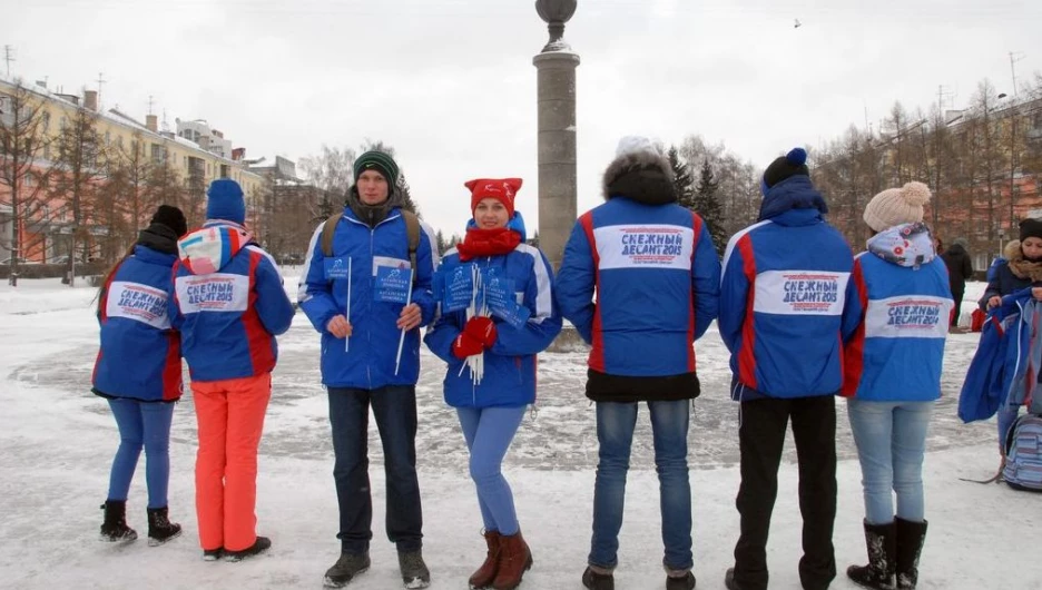 Флешмоб праздника ''Алтайская зимовка''.