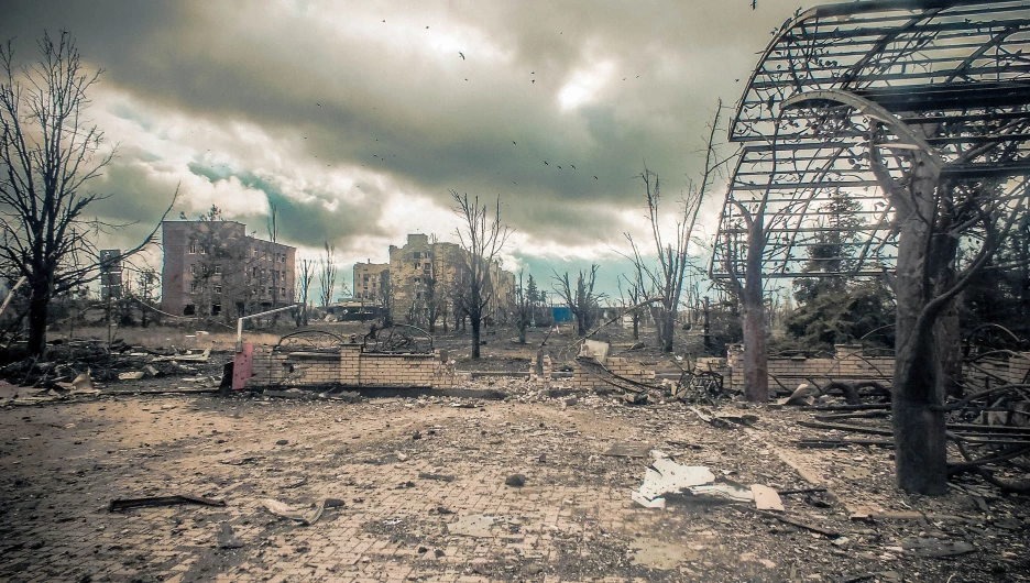 Выставка фотографов непризнанной Донецкой народной республики.