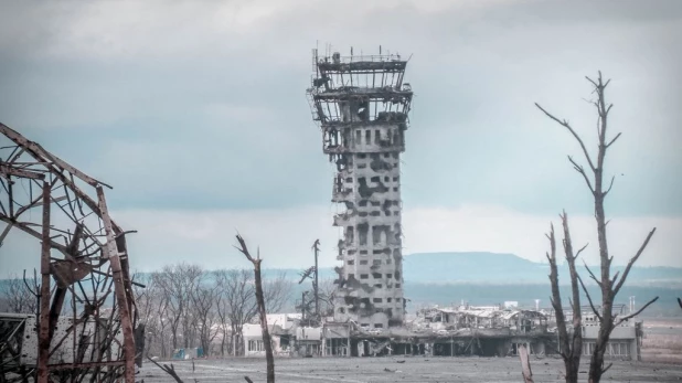 Выставка фотографов непризнанной Донецкой народной республики.