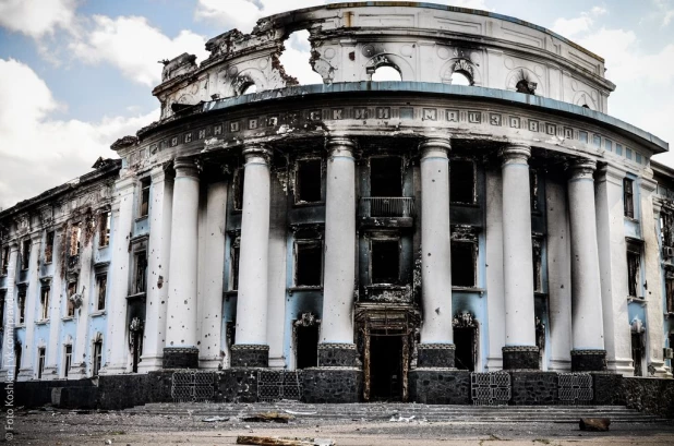 Выставка фотографов непризнанной Донецкой народной республики.