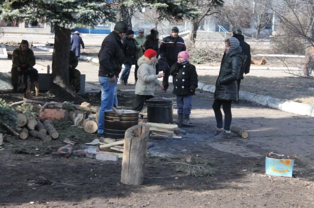 Выставка фотографов непризнанной Донецкой народной республики.