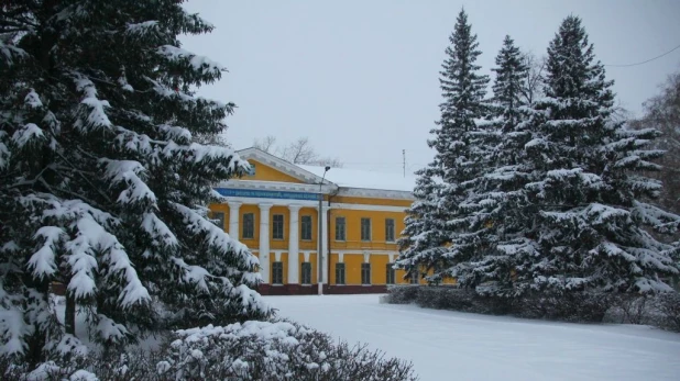 Зимняя Демидовская площадь.