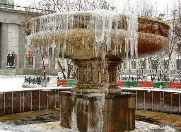 Снимки о типично русской зиме.