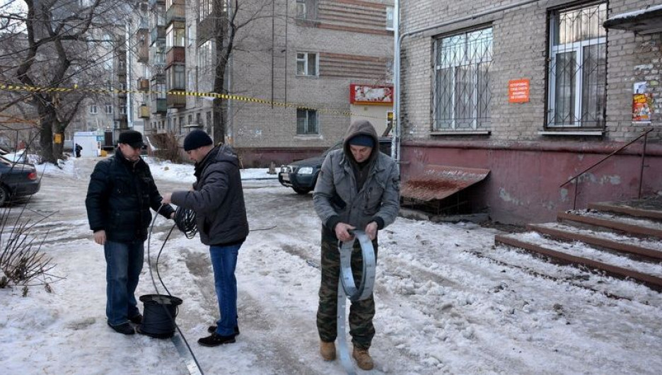 Тестирование системы противообледенения кровли в Барнауле.