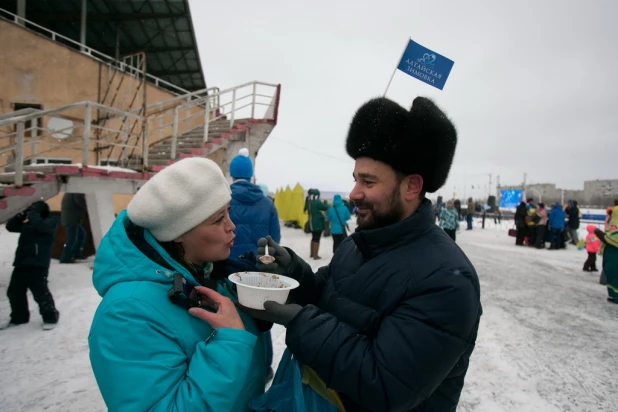 Торжественное открытие "Алтайской зимовки-2015". Барнаул, 12 декабря 2015 года.