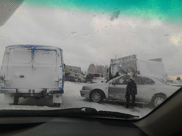 ДТП на дороге Барнаул-Бийск.