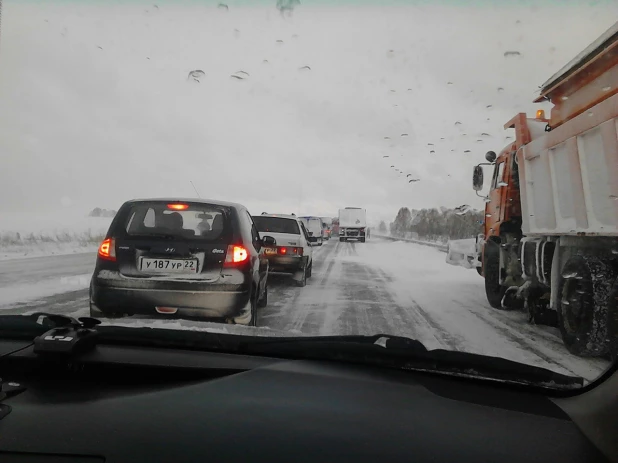 ДТП на дороге Барнаул-Бийск.