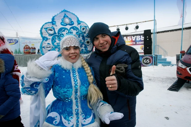 На "Зимних забавах"