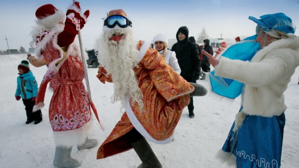 На "Зимних забавах"