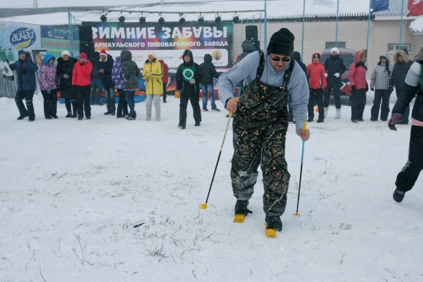 На "Зимних забавах"