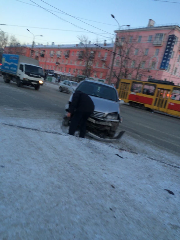 ДТП в районе кинотеатра "Мир".