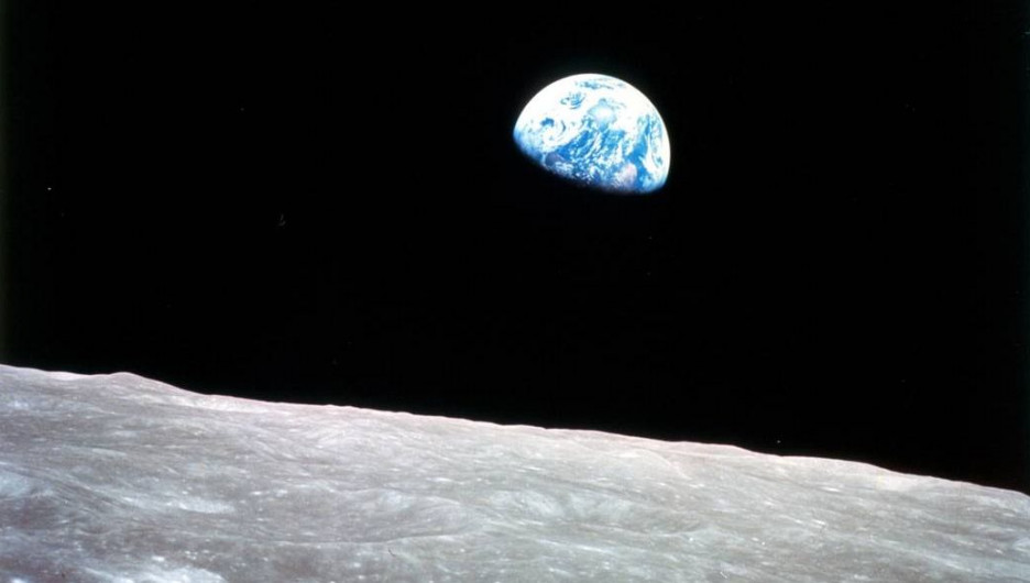 Историческая фотография Земли от 24 декабря 1968 года.
