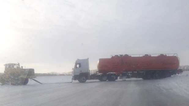 ДТП на трассе "Барнаул-Шипуново".