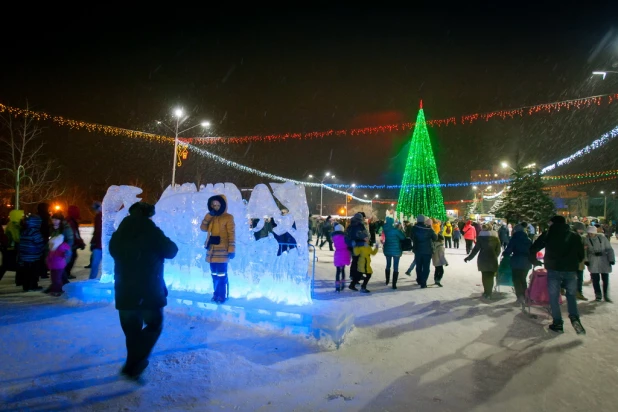 Открытие главной городской ёлки. 30 декабря 2015 года.