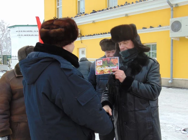 Пикеты барнаульских коммунистов против роста тарифов ЖКХ.