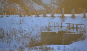 Зимний паводок в Бельмесево.