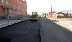 Строительство дороги и парковки в Кош-Агаче.