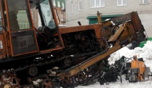 Уничтожение мотокультиваторов на Алтае.