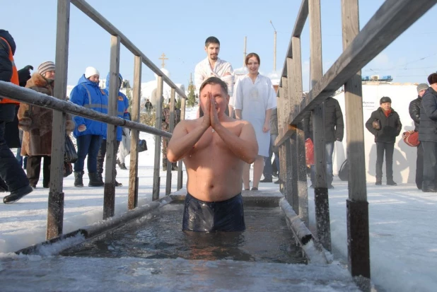 Крещение в Барнауле. 19 января 2016 года.