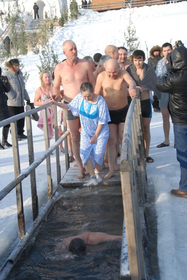 Крещение в Барнауле. 19 января 2016 года.