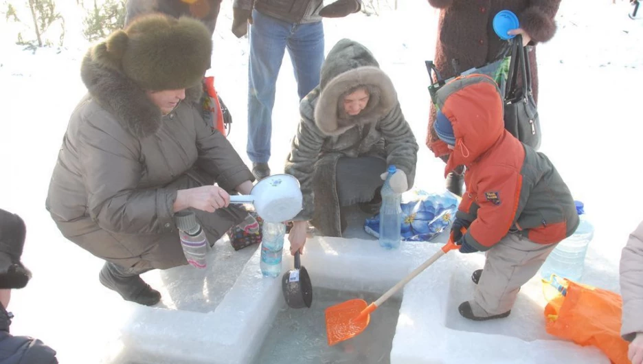 Крещение в Барнауле. 19 января 2016 года.