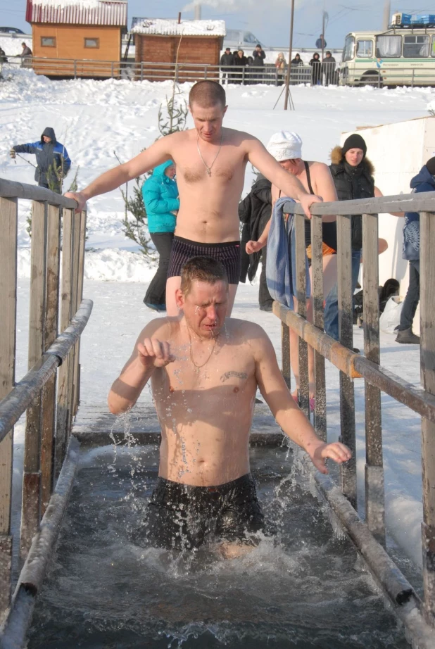 Крещение в Барнауле. 19 января 2016 года.