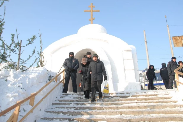 Крещение в Барнауле. 19 января 2016 года.