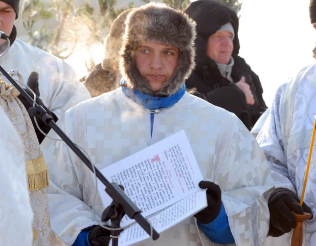 Крещение в Барнауле, 19 января 2016 год.