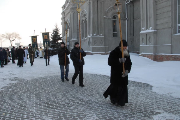 Крещение в Барнауле, 19 января 2016 год.