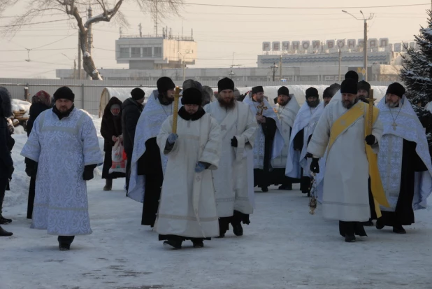 Крещение в Барнауле, 19 января 2016 год.